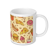 Fast Food Pattern Colorful Mug product